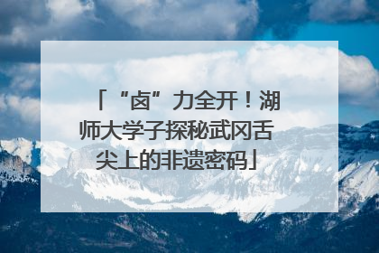 “卤”力全开！湖师大学子探秘武冈舌尖上的非遗密码