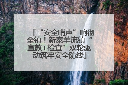 “安全哨声”响彻全镇！新泰羊流镇“宣教+检查”双轮驱动筑牢安全防线