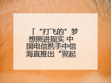 “打飞的”梦想照进现实 中国电信携手中信海直推出“翼起飞”空中旅游