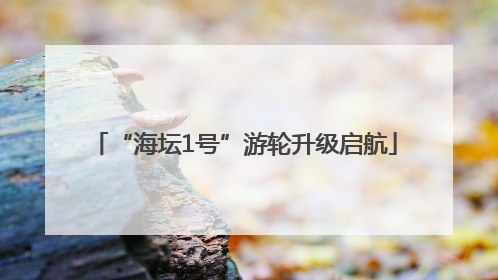 “海坛1号”游轮升级启航