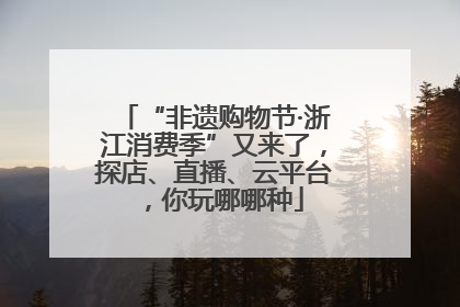 “非遗购物节·浙江消费季”又来了，探店、直播、云平台，你玩哪哪种