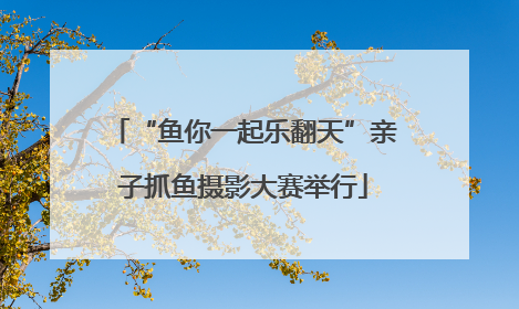 “鱼你一起乐翻天”亲子抓鱼摄影大赛举行