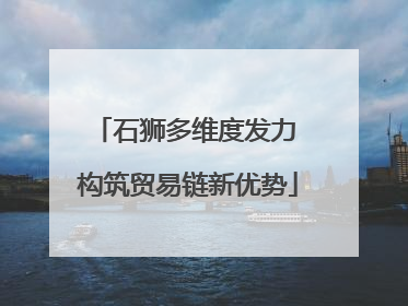 石狮多维度发力 构筑贸易链新优势