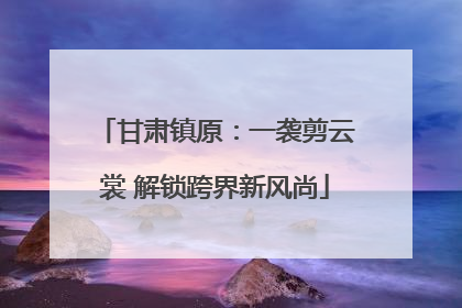 甘肃镇原：一袭剪云裳 解锁跨界新风尚
