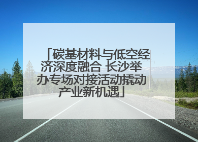 碳基材料与低空经济深度融合 长沙举办专场对接活动撬动产业新机遇