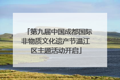 第九届中国成都国际非物质文化遗产节温江区主题活动开启