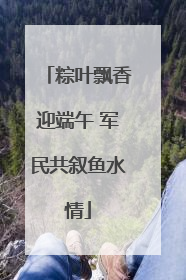 粽叶飘香迎端午 军民共叙鱼水情