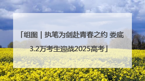 组图｜执笔为剑赴青春之约 娄底3.2万考生迎战2025高考