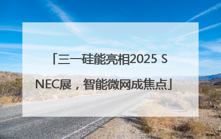 三一硅能亮相2025 SNEC展，智能微网成焦点