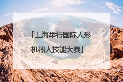 上海举行国际人形机器人技能大赛