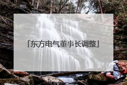 东方电气董事长调整