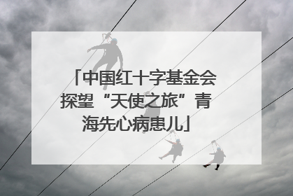 中国红十字基金会探望“天使之旅”青海先心病患儿