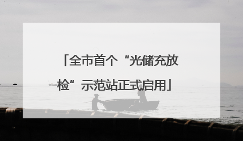 全市首个“光储充放检”示范站正式启用