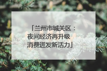 兰州市城关区：夜间经济再升级 消费迸发新活力