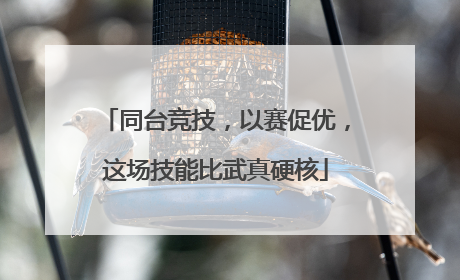 同台竞技，以赛促优，这场技能比武真硬核
