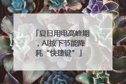 夏日用电高峰期，AI按下节能降耗“快捷键”