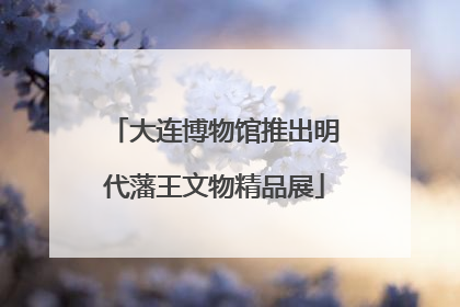 大连博物馆推出明代藩王文物精品展