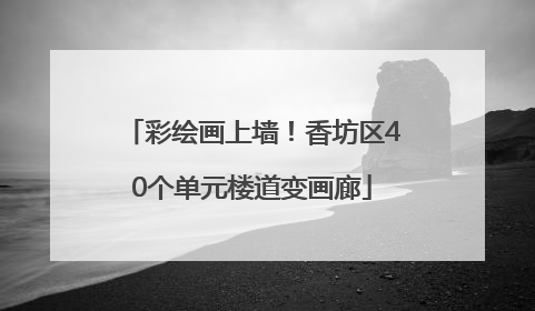 彩绘画上墙！香坊区40个单元楼道变画廊