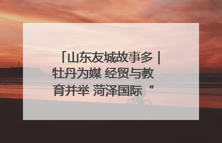 山东友城故事多｜牡丹为媒 经贸与教育并举 菏泽国际“朋友圈”扩容升级