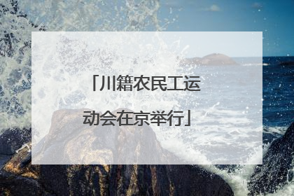 川籍农民工运动会在京举行