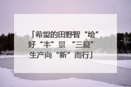 希望的田野智“绘”好“丰”景 “三夏”生产向“新”而行