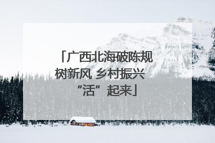 广西北海破陈规树新风 乡村振兴“活”起来