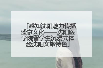 感知沈阳魅力传播盛京文化——沈阳医学院留学生沉浸式体验沈阳文旅特色