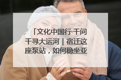 文化中国行·千问千寻大运河｜宿迁这座泵站，如何稳坐亚洲第一宝座？
