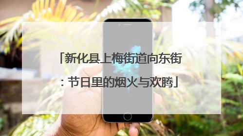 新化县上梅街道向东街：节日里的烟火与欢腾