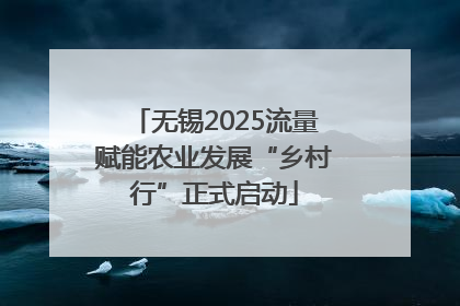 无锡2025流量赋能农业发展“乡村行”正式启动