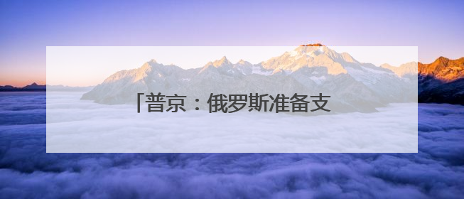 普京：俄罗斯准备支持伊朗发展和平核能