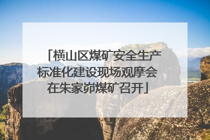 横山区煤矿安全生产标准化建设现场观摩会在朱家峁煤矿召开