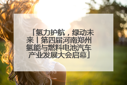 氢力护航，绿动未来丨第四届河南郑州氢能与燃料电池汽车产业发展大会启幕
