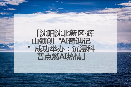 沈阳沈北新区·辉山领创“AI奇遇记”成功举办：沉浸科普点燃AI热情