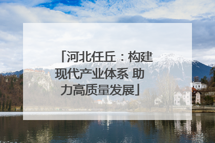 河北任丘：构建现代产业体系 助力高质量发展
