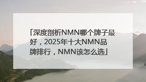 深度剖析NMN哪个牌子最好，2025年十大NMN品牌排行，NMN该怎么选