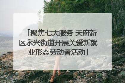 聚焦七大服务 天府新区永兴街道开展关爱新就业形态劳动者活动