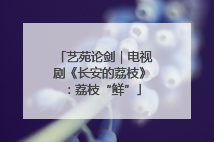艺苑论剑｜电视剧《长安的荔枝》：荔枝“鲜”