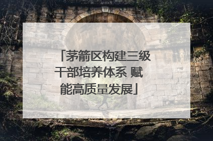 茅箭区构建三级干部培养体系 赋能高质量发展
