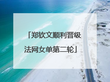 郑钦文顺利晋级法网女单第二轮