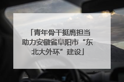 青年骨干挺膺担当 助力安徽省阜阳市“东北大外环”建设
