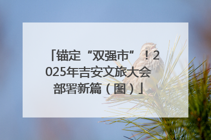 锚定“双强市”！2025年吉安文旅大会部署新篇（图）