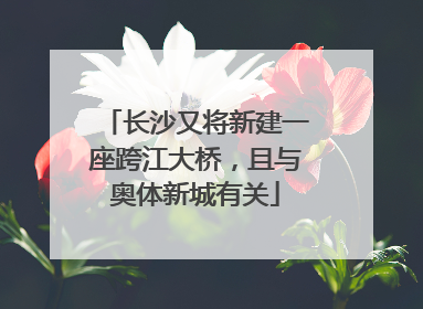 长沙又将新建一座跨江大桥，且与奥体新城有关