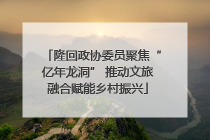 隆回政协委员聚焦“亿年龙洞” 推动文旅融合赋能乡村振兴