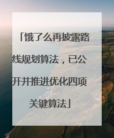 饿了么再披露路线规划算法，已公开并推进优化四项关键算法