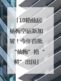 10箱仙居杨梅空运新加坡！今年首批“仙梅”抢“鲜”出国