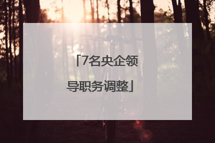 7名央企领导职务调整