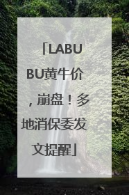 LABUBU黄牛价，崩盘！多地消保委发文提醒