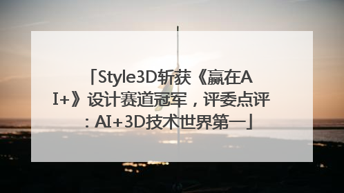 Style3D斩获《赢在AI+》设计赛道冠军，评委点评：AI+3D技术世界第一